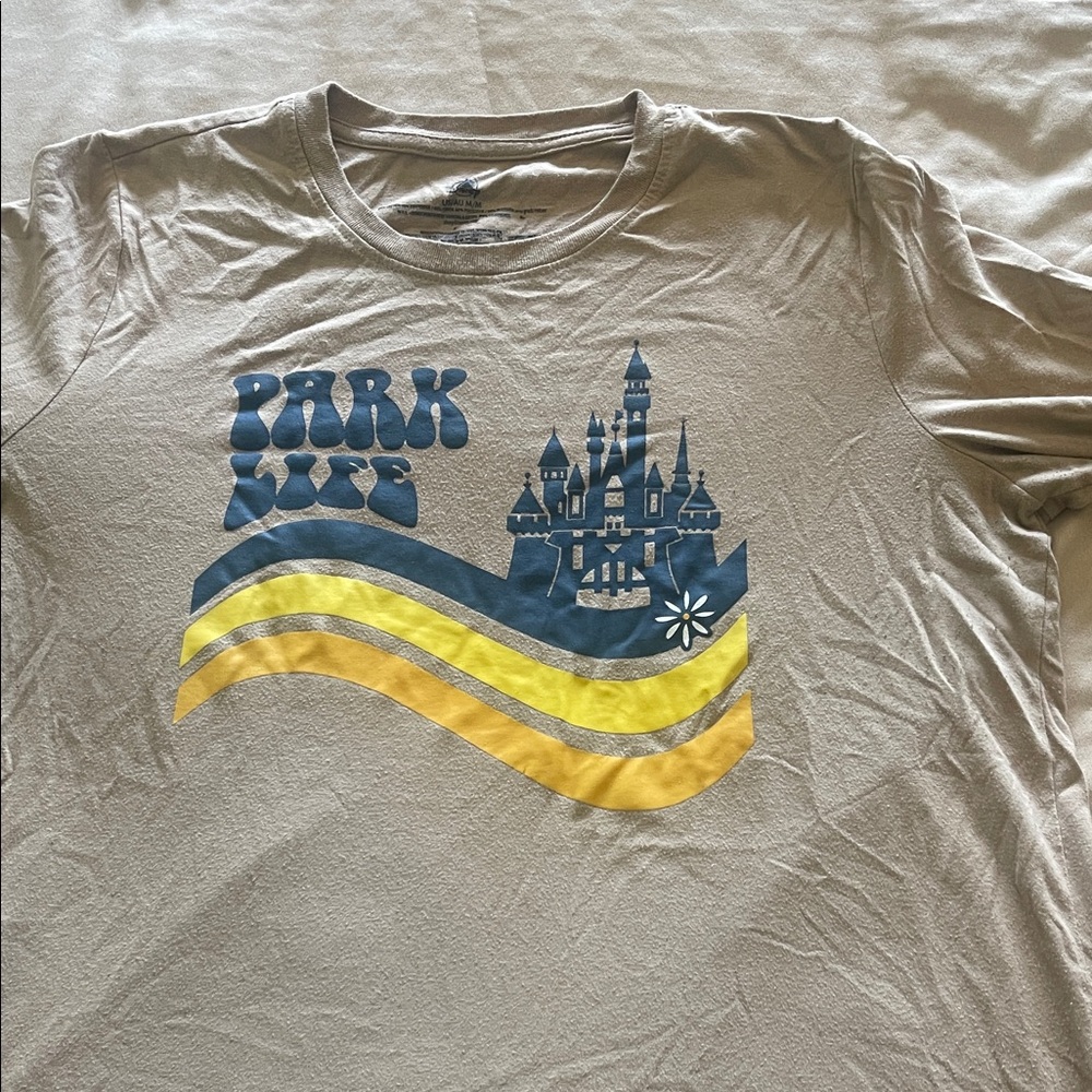 Park Life Tan Graphic T-Shirt- Disneyland